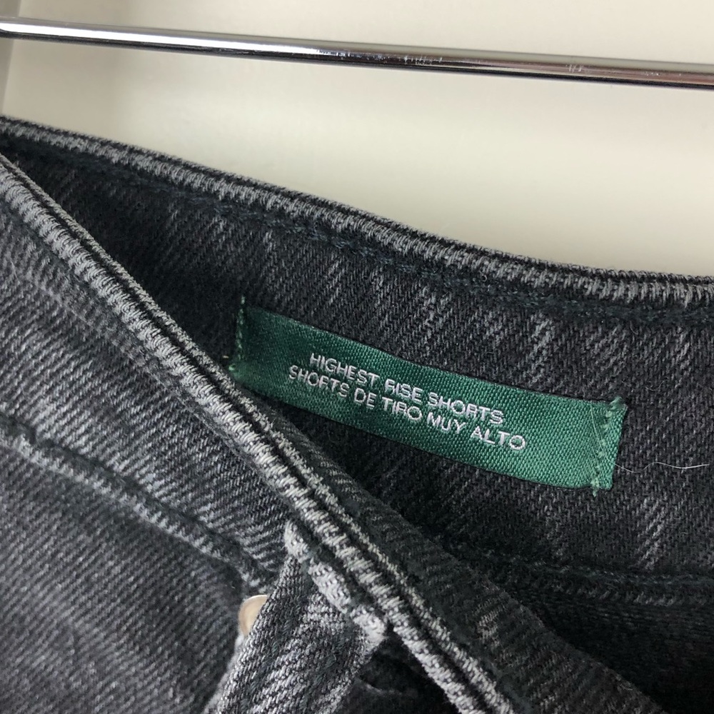 Wild Fable Highest Rise Shorts Black Jean Shorts - Picture 4 of 5